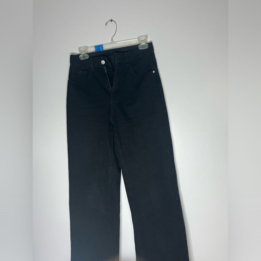 SHEIN Black straight leg jeans sz 2